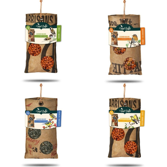 Vogelbuffet Vogelfutter ECO Bag Mix 4er Set – Nachhaltiges Vogelfutter | Pflanzfix24