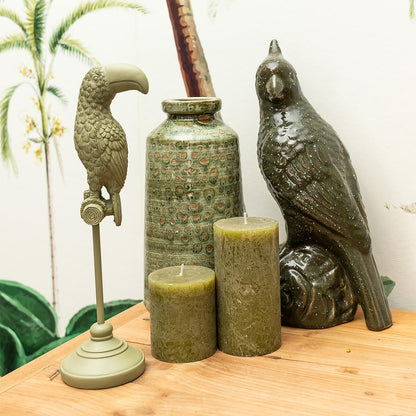 Deko-Skulptur Tukan Grün – Kolibri Home | Pflanzfix24.de - Pflanzfix24.de