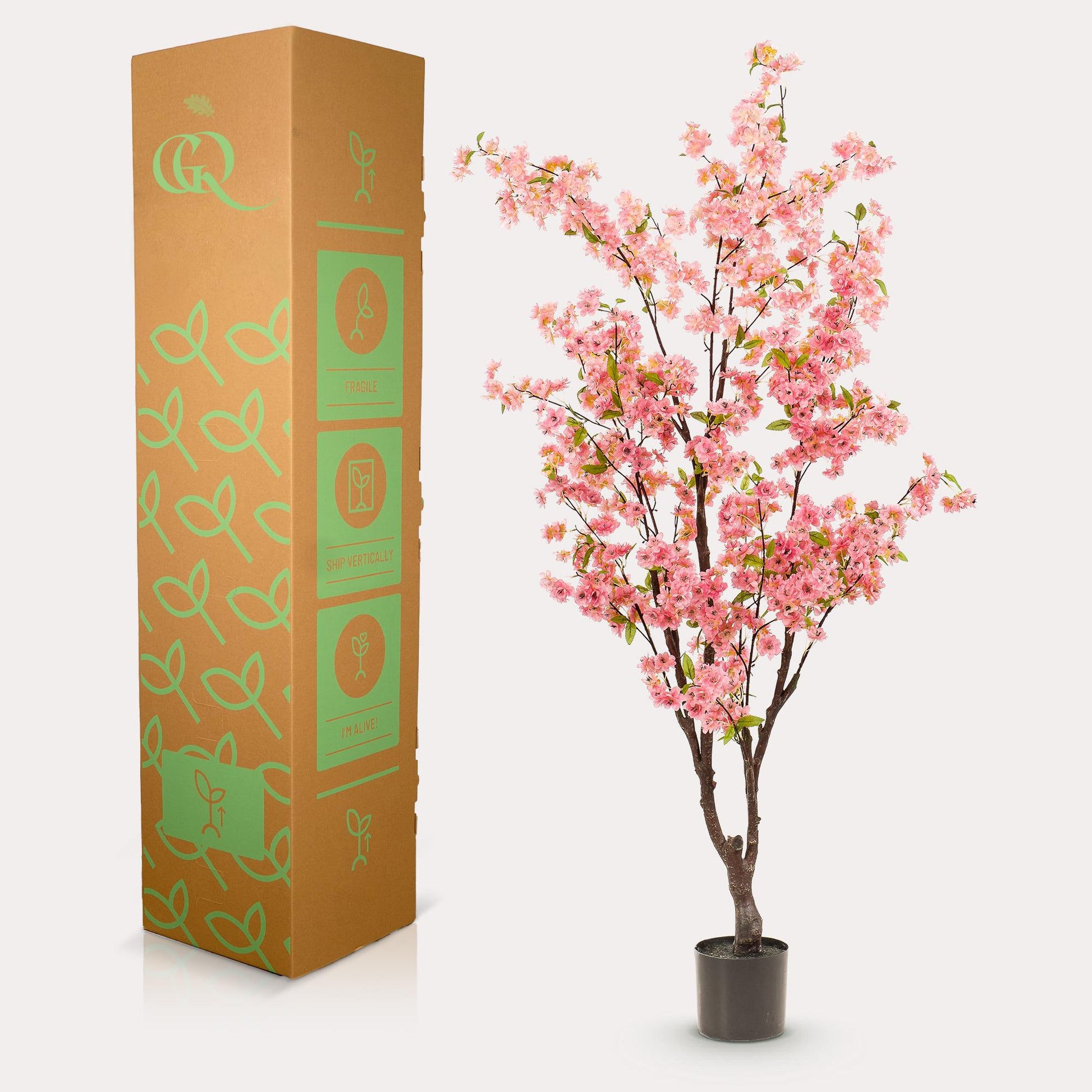 Kunstpflanze Prunus Kirschenblüte 175 cm Rosa | Pflanzfix24.de - Pflanzfix24.de