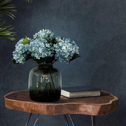 Kunstblumen Hortensien Blau – 8er Set – 52 cm | Pflanzfix24.de