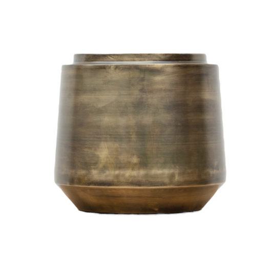 Pot Indigo Vintage Gold Blumentopf D33xH31 – Pflanzfix24.de - Pflanzfix24.de