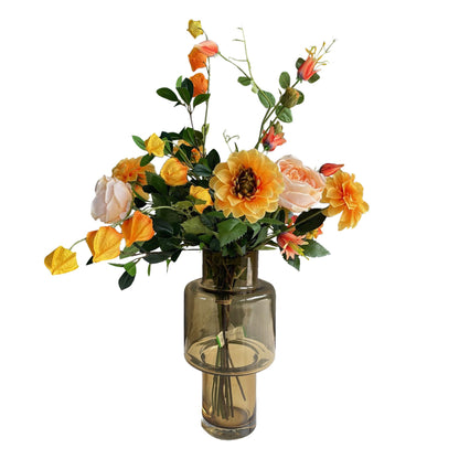 Kunstbloemen - Boeket L - Pretty Orange - 80cm - Pflanzfix24