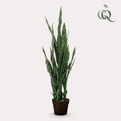 Kunst-Sansevieria Black Coral 97 cm – Frauenzunge | Pflanzfix24.de - Pflanzfix24.de