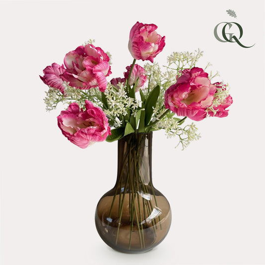 Kunstblumenstrauß Romantic Glam – 80 cm | Pflanzfix24.de - Pflanzfix24.de