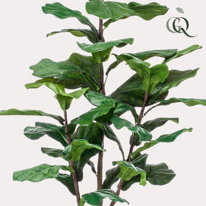 Ficus Lyrata Kunstpflanze 120cm – Tabakpflanze | Pflanzfix24.de - Pflanzfix24.de