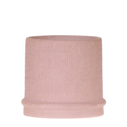 Bali Blumentopf Sand Ø9cm - Minimalistischer Keramiktopf mit Rillenstruktur | Pflanzfix24.de - Pflanzfix24.de