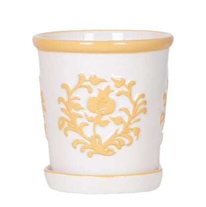 Kolibri Home Malaga Keramiktopf Ø9cm Hellorange | Pflanzfix24