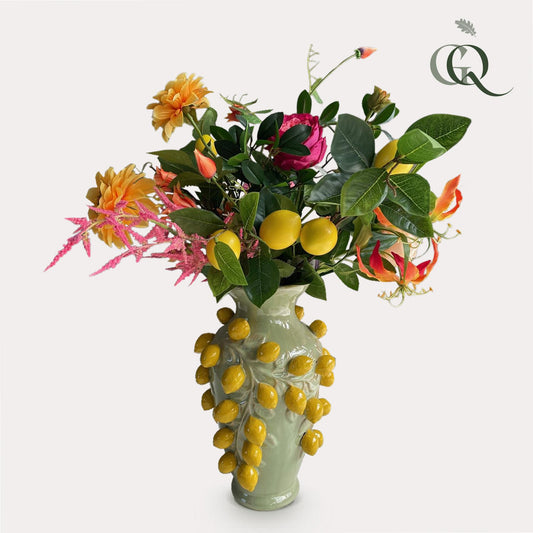 Kunstblumen Bouquet L „Happy Vibes“ 80cm – Pflanzfix24.de - Pflanzfix24.de