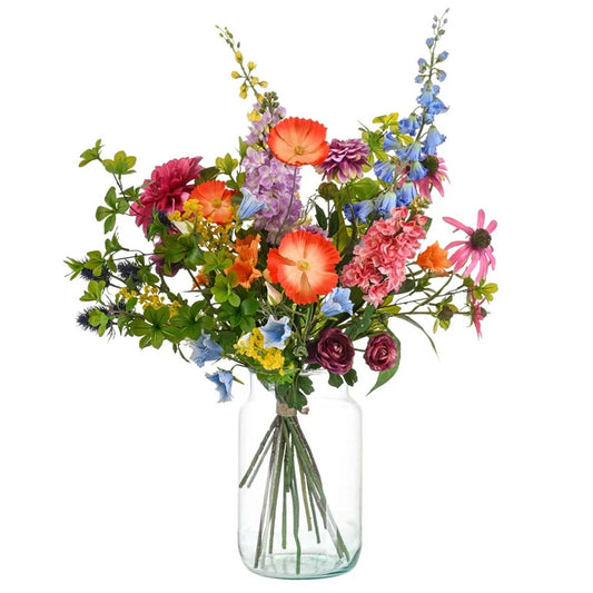 Vibrant Harmony Bouquet 90 cm – Seidenblumen | Pflanzfix24.de - Pflanzfix24.de
