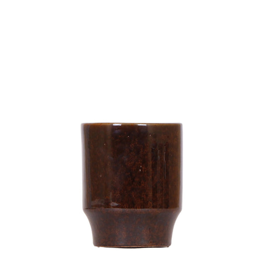 Classy Brown Keramiktopf Ø9cm – Pflanzfix24.de - Pflanzfix24.de
