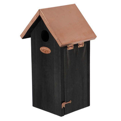 Vogelhaus Kohlmeise Nistkasten Schwarz-Kupfer – Pflanzfix24.de - Pflanzfix24.de