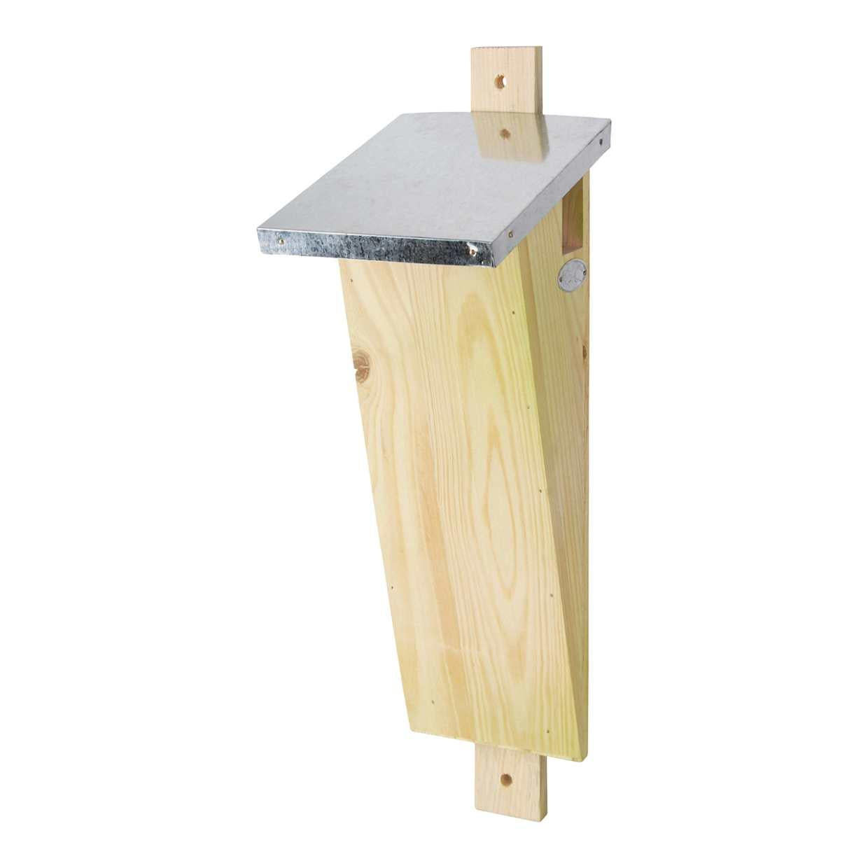 Vogelhaus Baumläufer Nistkasten mit Zinkdach – Pflanzfix24.de - Pflanzfix24.de