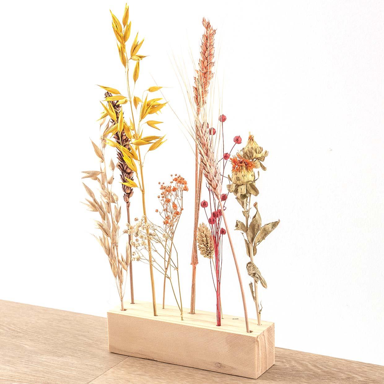 Wooden Dried Flower Stand - Flowers and Herbs - Pflanzfix24