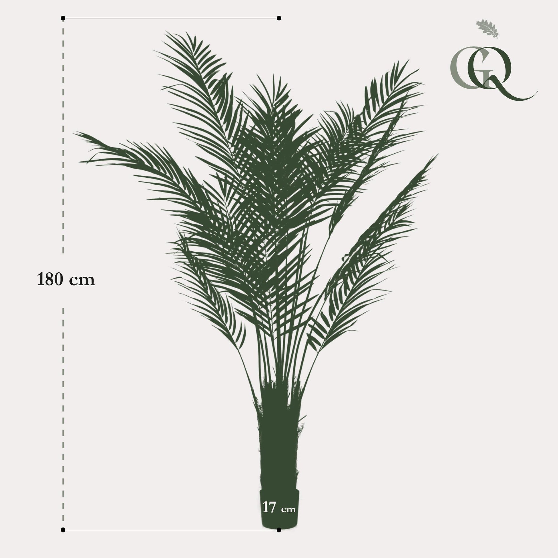 Kunst-Goldpalme Areca Lutescens 180 cm – Pflanzfix24.de - Pflanzfix24.de