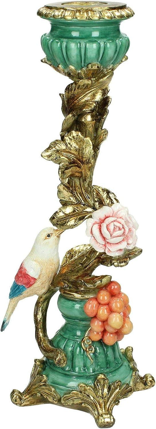 Candlestick Bird Gold - Large - 28,5 cm - Pflanzfix24.de - Pflanzfix24.de