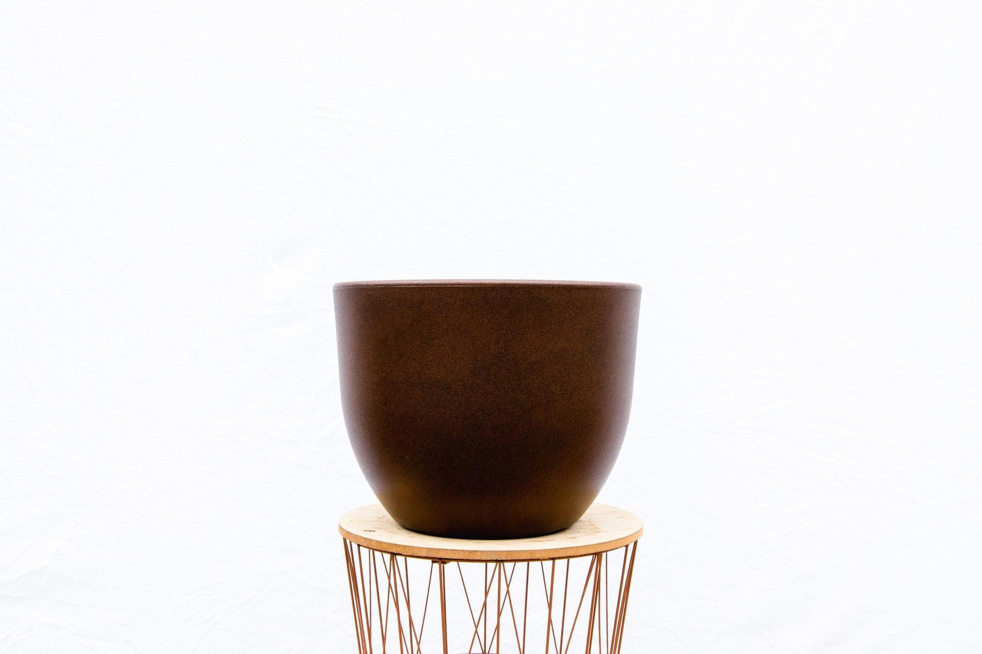 Blumentopf Eggy D65 Bronze XL Indoor/Outdoor – Pflanzfix24.de - Pflanzfix24.de