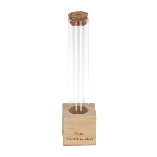 Trockenblumenständer Holz Tube S – FSC® zertifiziert | Pflanzfix24.de - Pflanzfix24.de