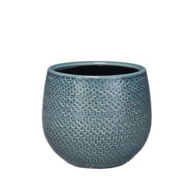 Pot Gabriel rund blau D14 - Pflanzfix24