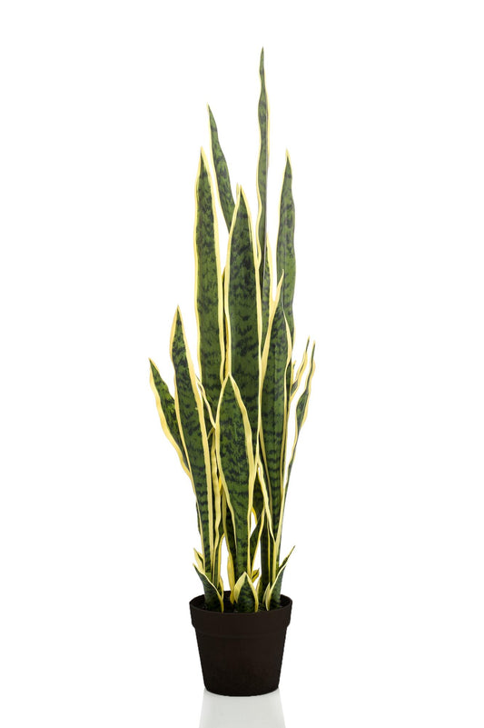 Kunst-Sansevieria Trifasciata 97 cm – Frauenzunge | Pflanzfix24.de - Pflanzfix24.de