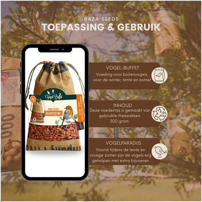Bird Buffet Vogelfutter Picknick 300g – Rotkehlchen & Finken | Pflanzfix24.de