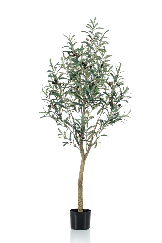 Kunstpflanze Olea europaea Olivenbaum 140 cm – Pflegeleicht & Allergikerfreundlich | Pflanzfix24.de - Pflanzfix24.de
