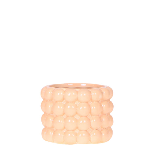 pflanzfix24 | Kolibri Home | Poppy Ziertopf - Peach - Ø6cm