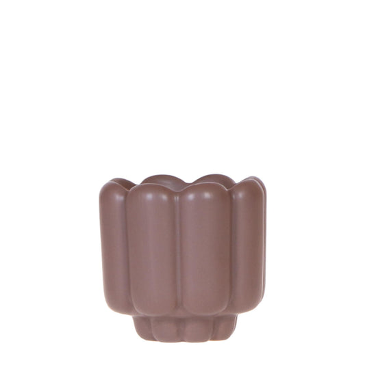 pflanzfix24 | Retro-Ziertopf - Brown - Ø6cm