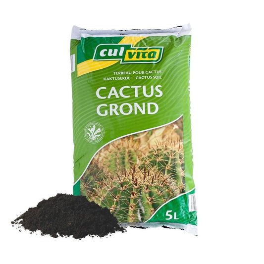 Culvita - Cactusgrond 5 liter - Blumenerde für Kakteen und Sukkulenten - Pflanzfix24.de - Pflanzfix24.de