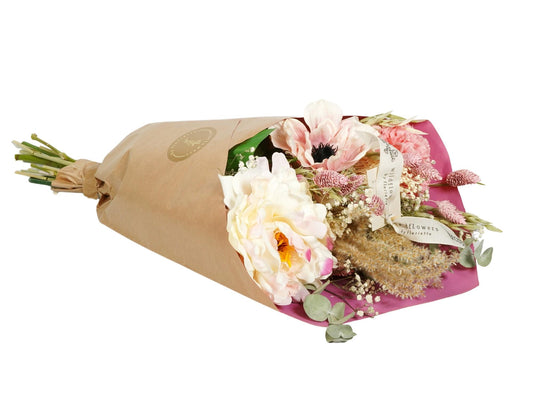 Mother’s Day Dried & Silk Peony Love Blumenarrangement 55cm – Pflanzfix24.de - Pflanzfix24.de
