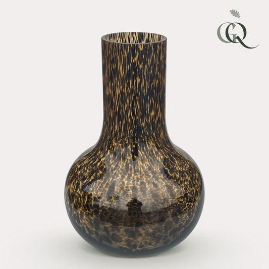Glasvase S H37xW25cm – Seim Cheetah Leopardenmuster | Pflanzfix24.de - Pflanzfix24.de