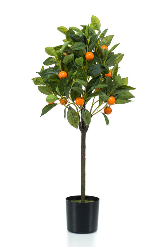 Citrus Sinensis Kunstpflanze 75 cm – Orangenbaum | Pflanzfix24.de - Pflanzfix24.de