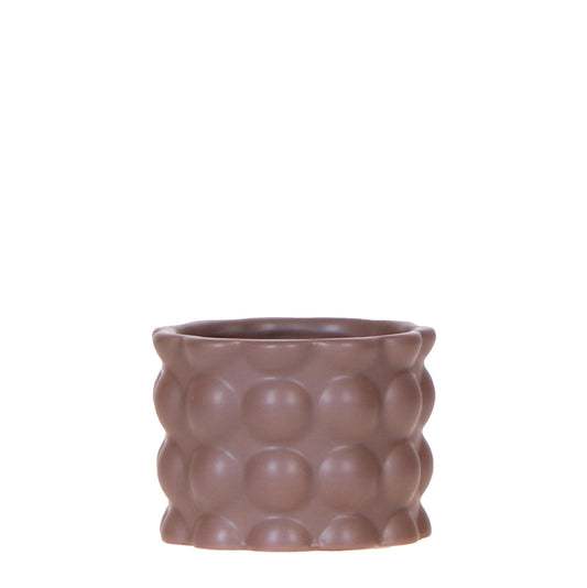 pflanzfix24 | Cotton sierpot - Brown - Ø6cm