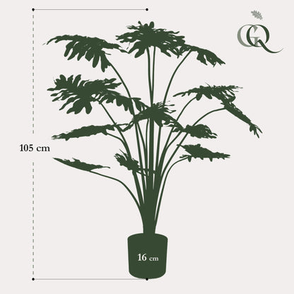 Kunstpflanze Philodendron 105 cm – Vielseitig & Pflegeleicht | Pflanzfix24.de - Pflanzfix24.de