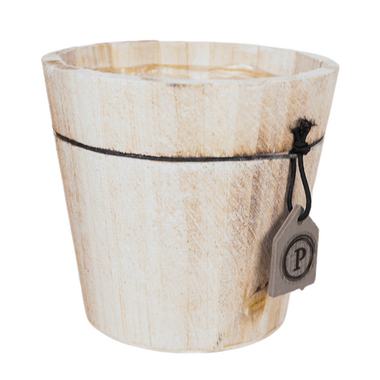 Houten Sierpot Holzdekor - Pflanzfix24