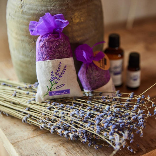 10er Pack Premium Lavendel Duftsäckchen - 10 x 20 Gramm - Pflanzfix24