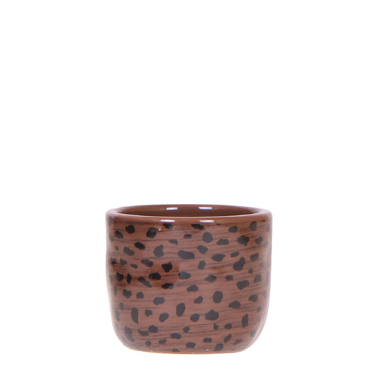pflanzfix24 | Leoparden-Ziertopf - Ø6cm