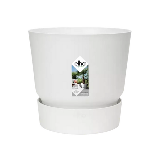 Elho greenville round 30 cm white - D30cm bei Pflanzfix24.de - Pflanzfix24.de