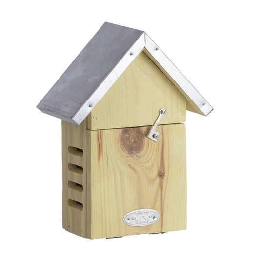 Marienkäferhaus aus Holz & Zink – 23 cm | Pflanzfix24.de - Pflanzfix24.de