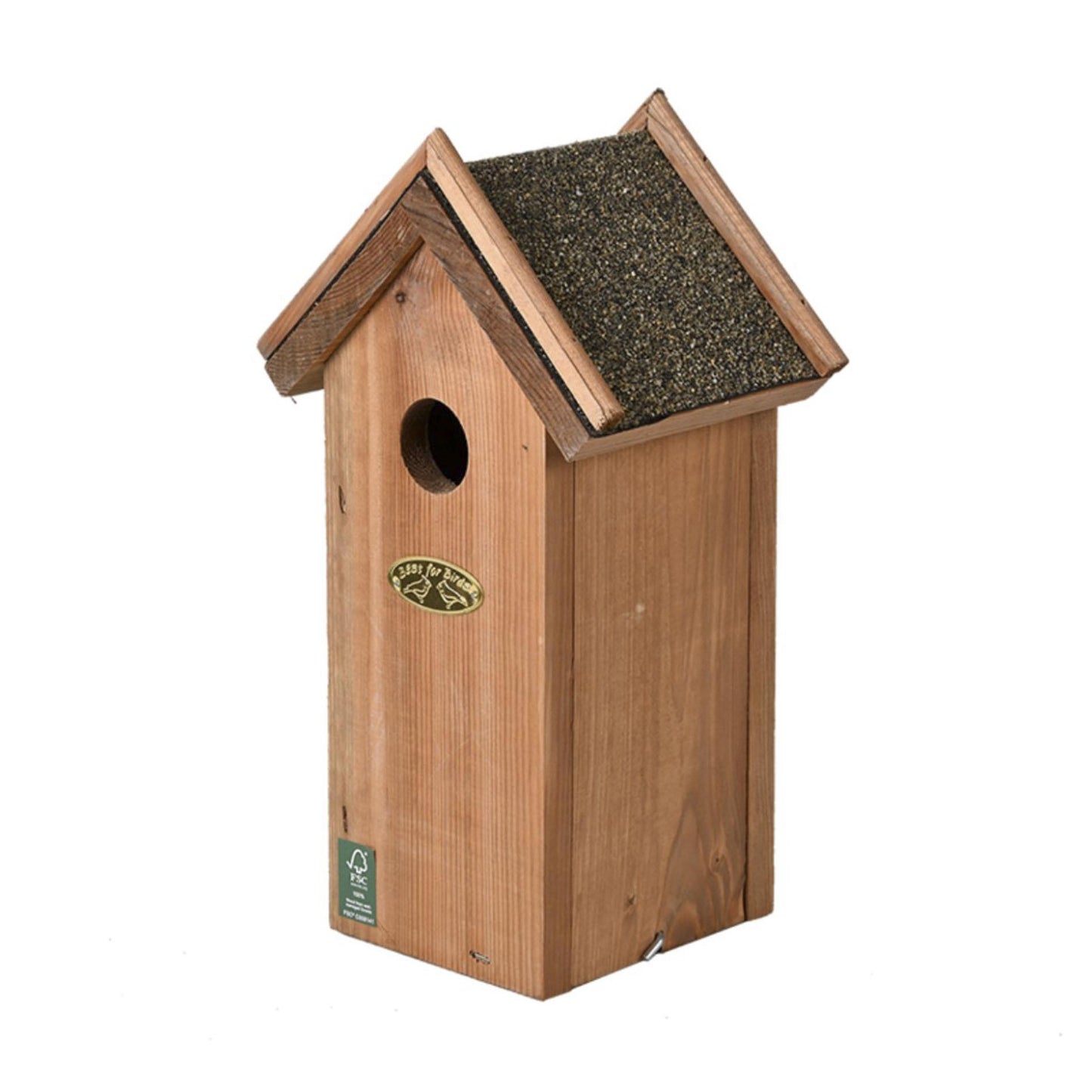Vogelhaus Blaumeise Nistkasten mit Bitumendach – Pflanzfix24.de - Pflanzfix24.de