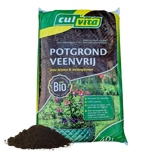 Culvita - Organische torffreie Blumenerde 40 Liter - Pflanzfix24.de - Pflanzfix24.de