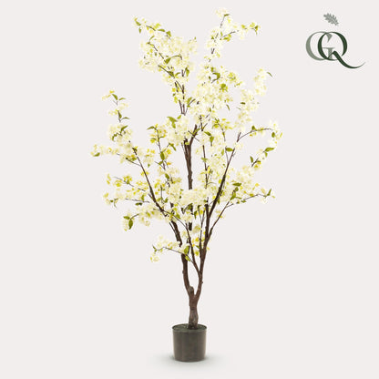 Kunstpflanze Prunus Kirschenblüte 175 cm Weiß | Pflanzfix24.de - Pflanzfix24.de