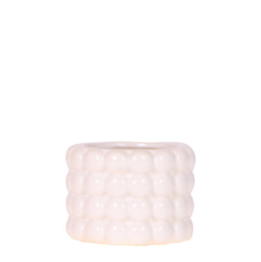 pflanzfix24 | Kolibri Home | Poppy Ziertopf - White - Ø6cm