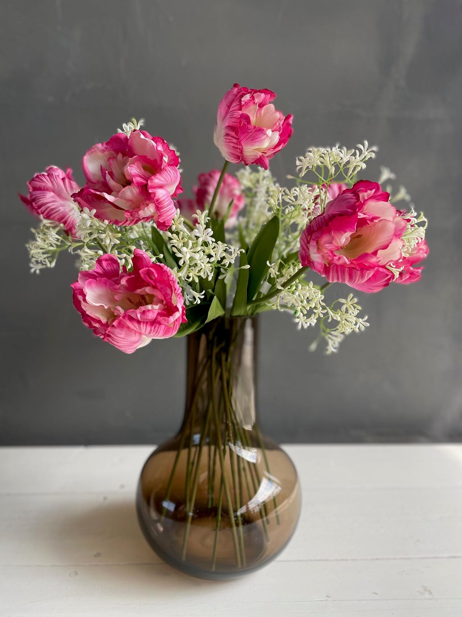 Kunstblumenstrauß Romantic Glam – 80 cm | Pflanzfix24.de - Pflanzfix24.de