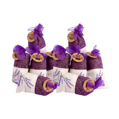 10er Pack Premium Lavendel Duftsäckchen - 10 x 20 Gramm - Pflanzfix24