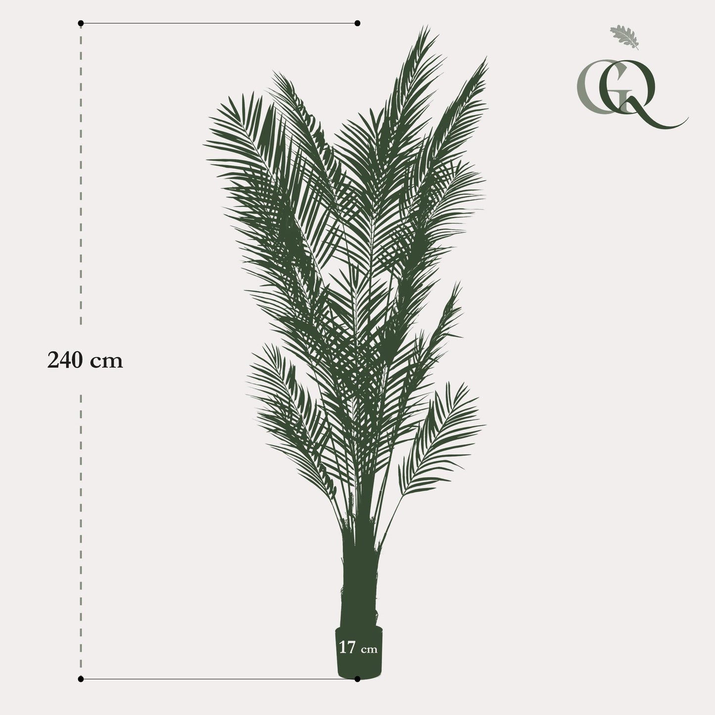 Kunstpflanze Areca Lutescens 240 cm – Goudpalm | Pflanzfix24.de - Pflanzfix24.de