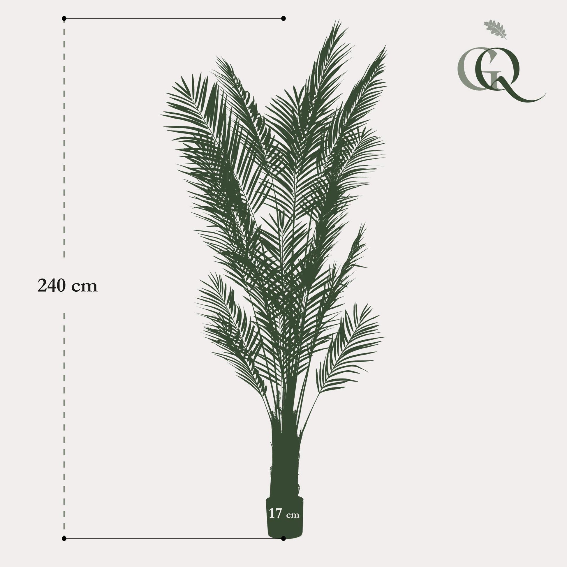 Kunstpflanze Areca Lutescens 240 cm – Goudpalm | Pflanzfix24.de - Pflanzfix24.de