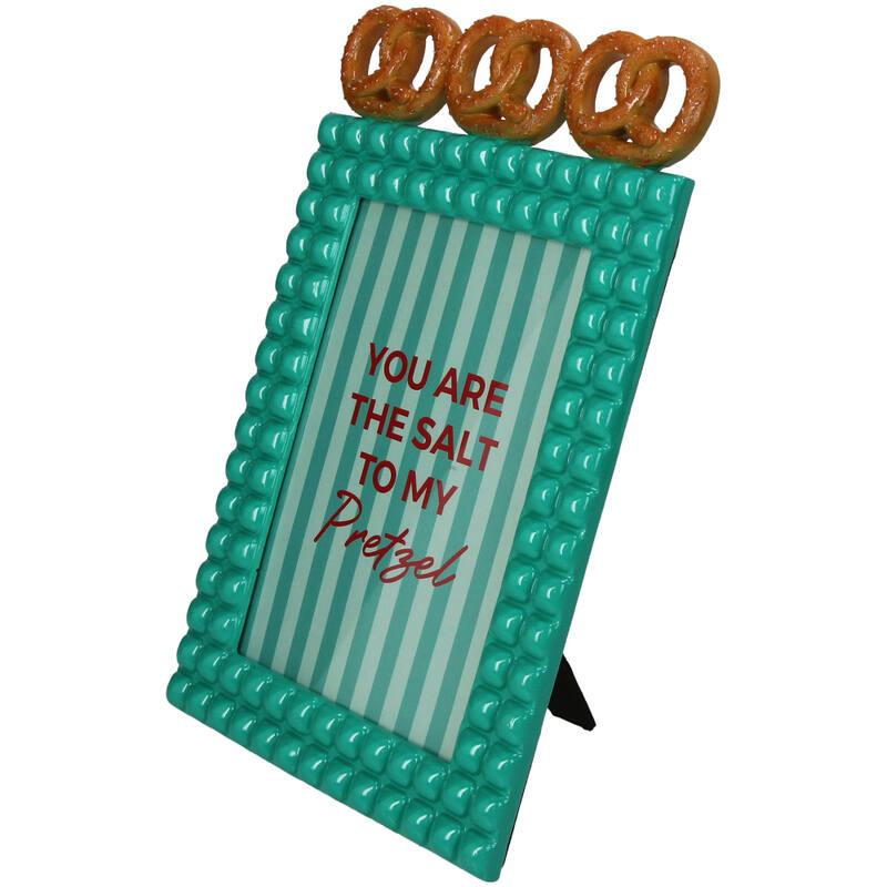 Turquoise Pretzel Fotolijst 13x18cm - Pflanzfix24.de - Pflanzfix24.de
