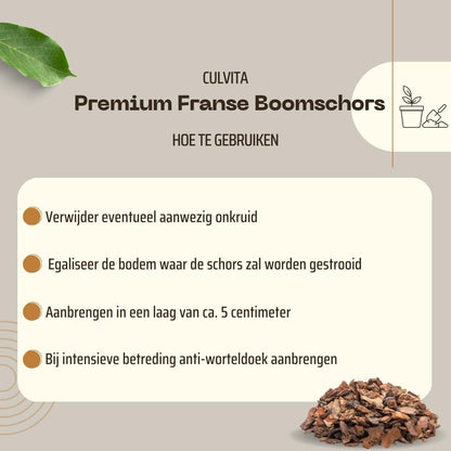 Culvita Französische Baumrinde Bodendecker 30-40mm - 40L - Pflanzfix24.de - Pflanzfix24.de