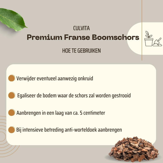 Culvita Französische Baumrinde Bodendecker 30-40mm - 40L - Pflanzfix24.de - Pflanzfix24.de