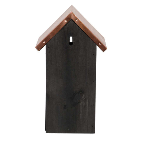 Vogelhaus Kohlmeise Nistkasten Schwarz-Kupfer – Pflanzfix24.de - Pflanzfix24.de